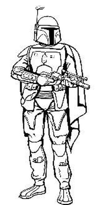 jango and boba fett coloring pages - photo #26